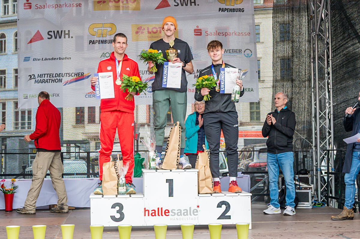 Siegerehrungen auf dem Marktplatz